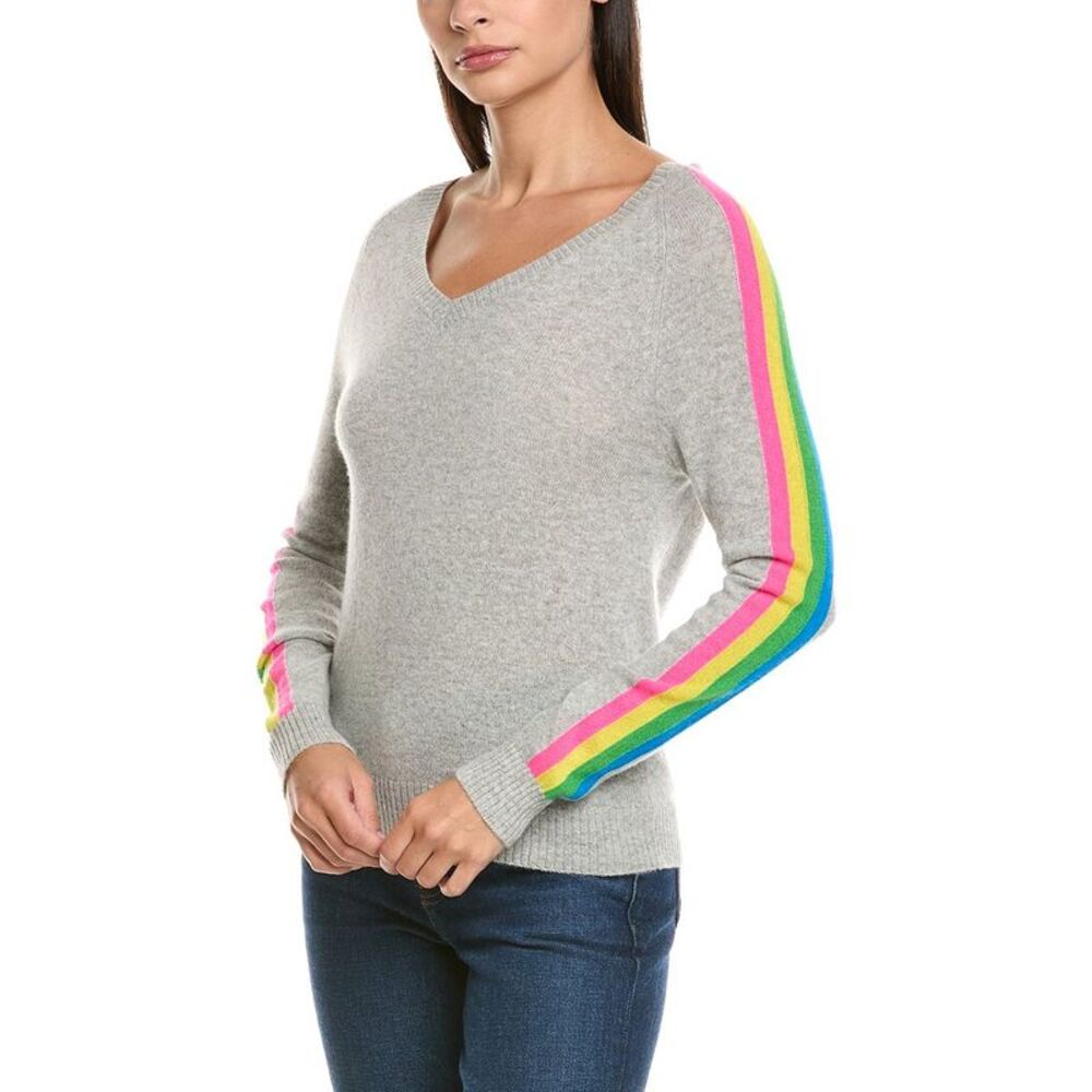 Maison Heritage Womens  Java Cashmere Sweater, Blue